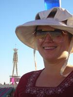 Shaye at Burning Man