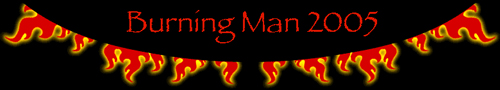 Burning Man 2005 flames logo