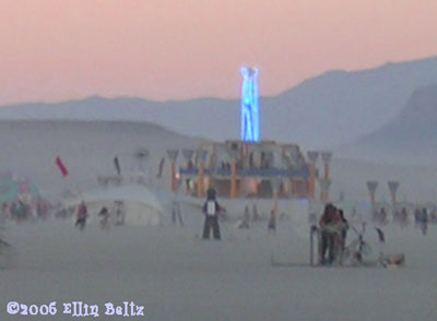 Burning Man at Dusk