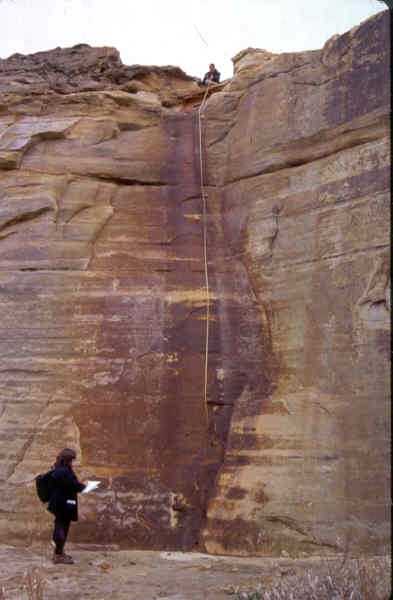Lisa and Nancy draw a section