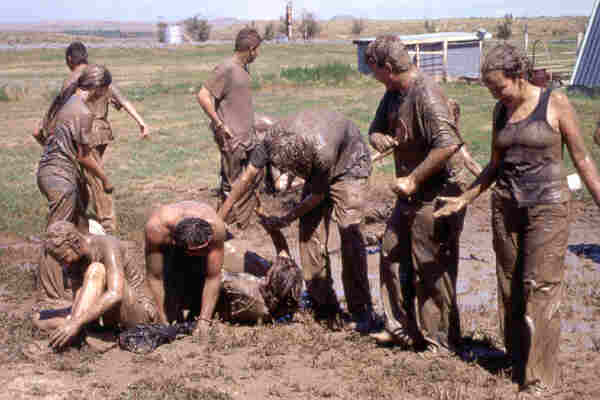 The mudfight begins